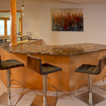 WET BAR WITH RAISED SEATING